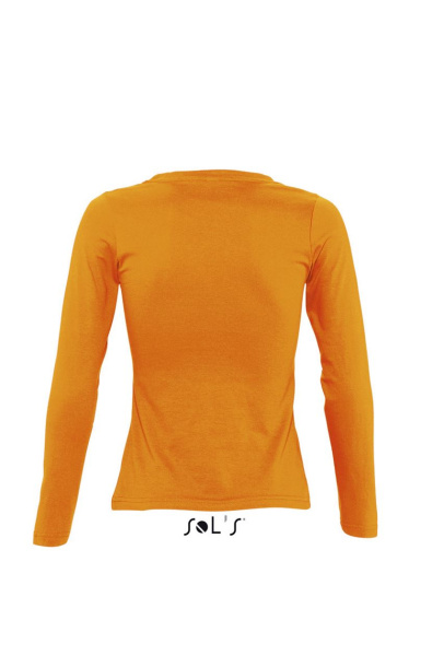  SOL'S MAJESTIC - WOMEN'S ROUND COLLAR LONG SLEEVE T-SHIRT - SOL'S