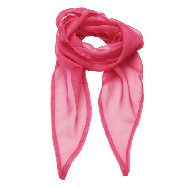  'COLOURS COLLECTION' PLAIN CHIFFON SCARF - Premier