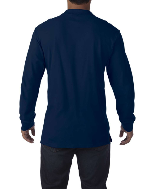  Pamučna polo pique majica dugih rukava - 223 g/m² - Gildan