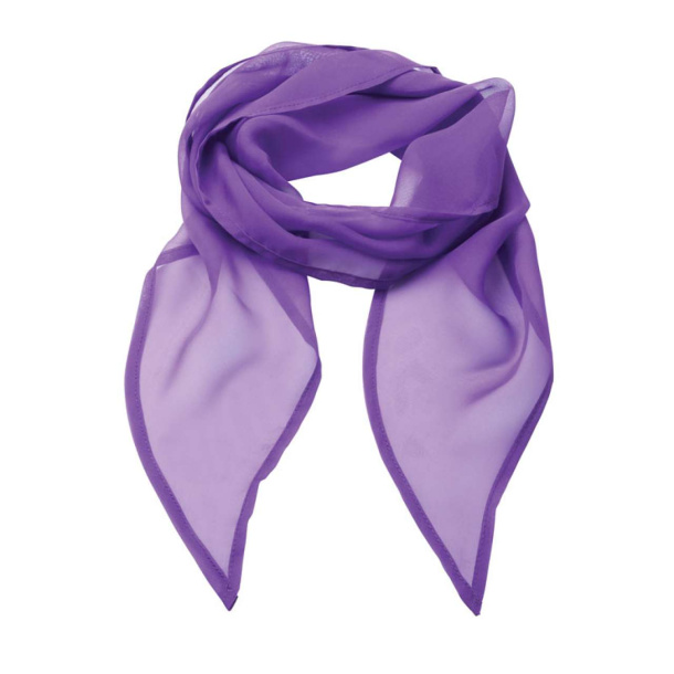  'COLOURS COLLECTION' PLAIN CHIFFON SCARF - Premier