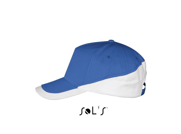 SOL'S BOOSTER  5 PANEL CONTRASTED CAP - SOL'S