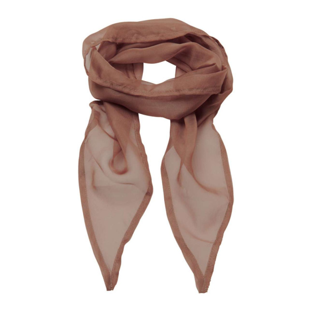  'COLOURS COLLECTION' PLAIN CHIFFON SCARF - Premier