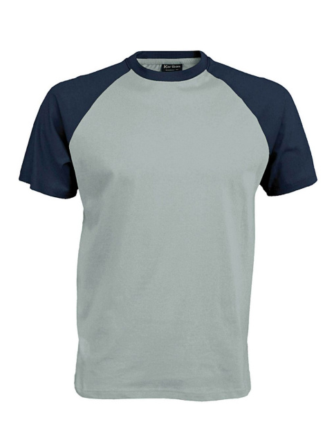 BASEBALL Majica kratkih rukava s dvije boje - 165 g/m² - Kariban