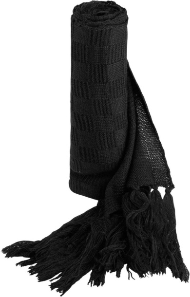  JACQUARD KNITTED SCARF - K-UP