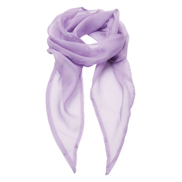  'COLOURS COLLECTION' PLAIN CHIFFON SCARF - Premier