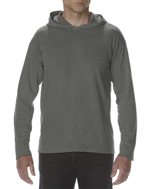 Comfort colors long sleeve hooded 2025 tee