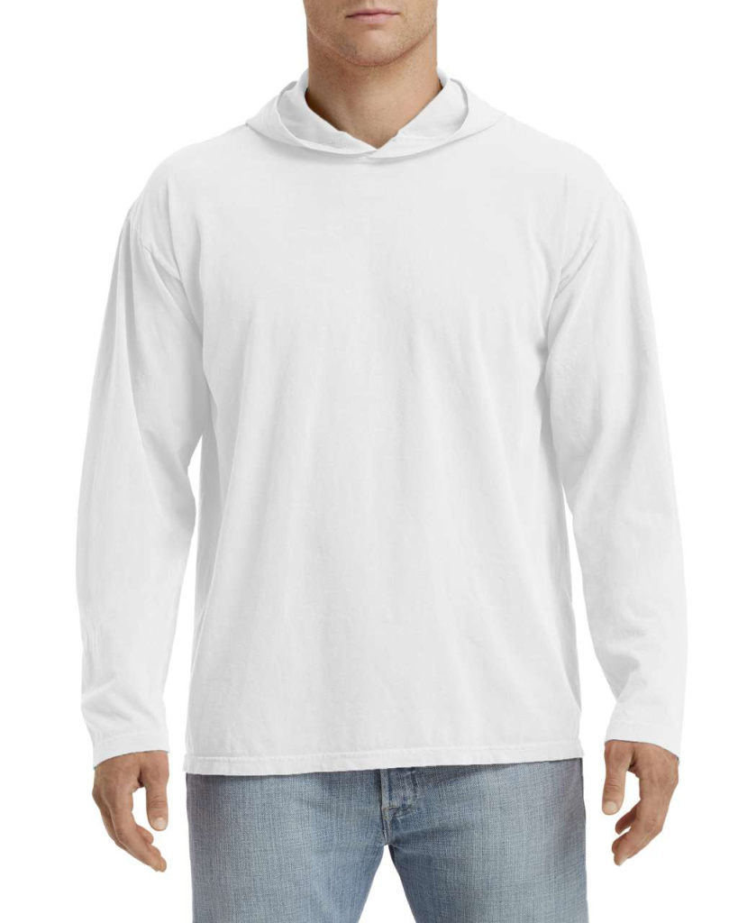 Comfort colors long sleeve hooded tee on sale