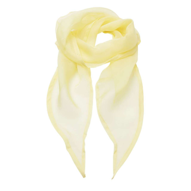  'COLOURS COLLECTION' PLAIN CHIFFON SCARF - Premier