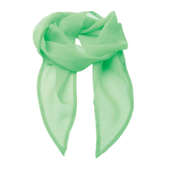  'COLOURS COLLECTION' PLAIN CHIFFON SCARF - Premier