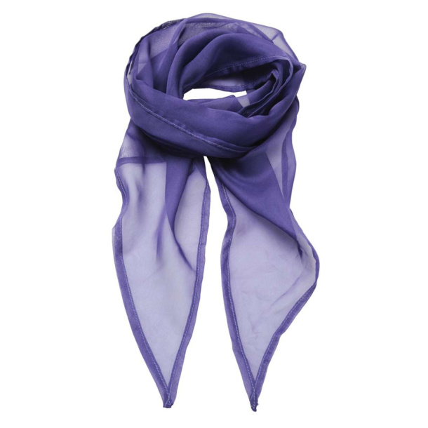  'COLOURS COLLECTION' PLAIN CHIFFON SCARF - Premier