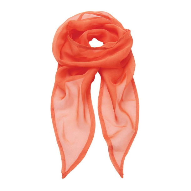  'COLOURS COLLECTION' PLAIN CHIFFON SCARF - Premier