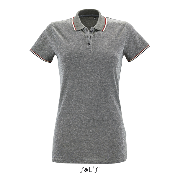  SOL'S PANAME WOMEN - HEATHER POLO SHIRT - SOL'S