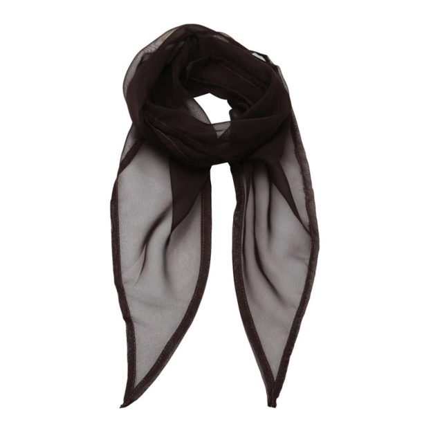  'COLOURS COLLECTION' PLAIN CHIFFON SCARF - Premier