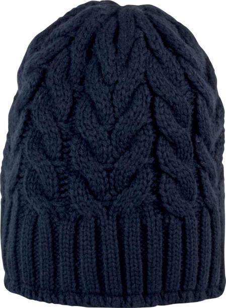  CABLE KNIT BEANIE - K-UP