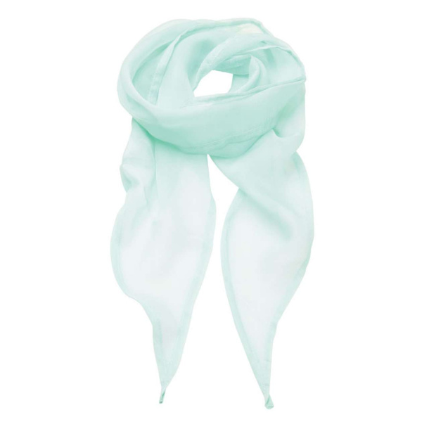  'COLOURS COLLECTION' PLAIN CHIFFON SCARF - Premier