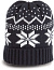  BEANIE WITH CHRISTMAS DESIGN - K-UP