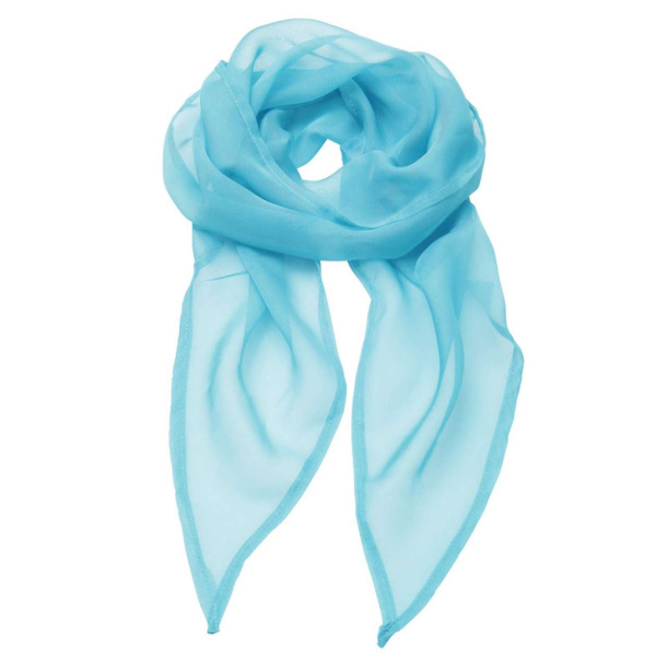  'COLOURS COLLECTION' PLAIN CHIFFON SCARF - Premier