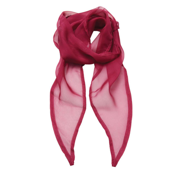  'COLOURS COLLECTION' PLAIN CHIFFON SCARF - Premier