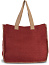 JUTE BAG WITH CONTRAST STITCHING - Kimood