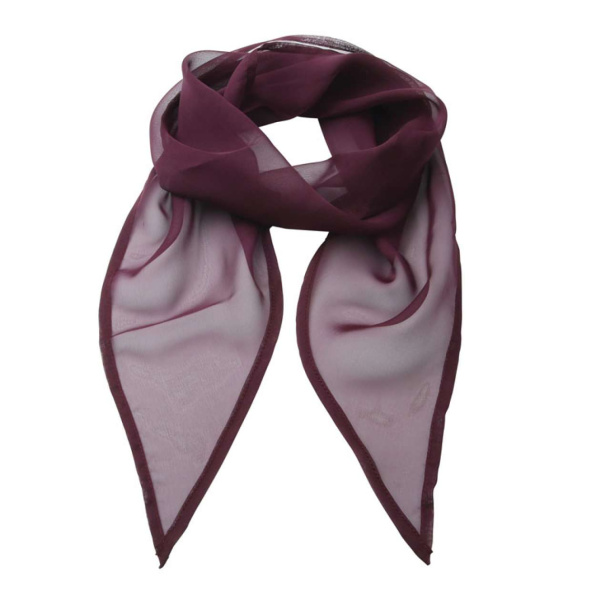  'COLOURS COLLECTION' PLAIN CHIFFON SCARF - Premier