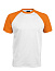 BASEBALL Majica kratkih rukava s dvije boje - 165 g/m² - Kariban