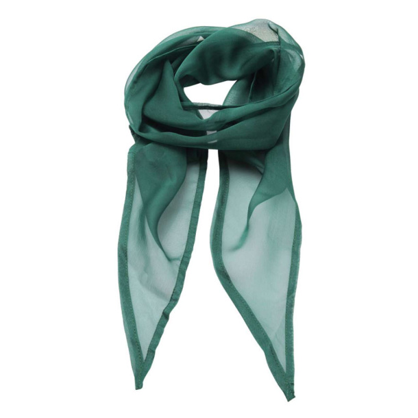  'COLOURS COLLECTION' PLAIN CHIFFON SCARF - Premier