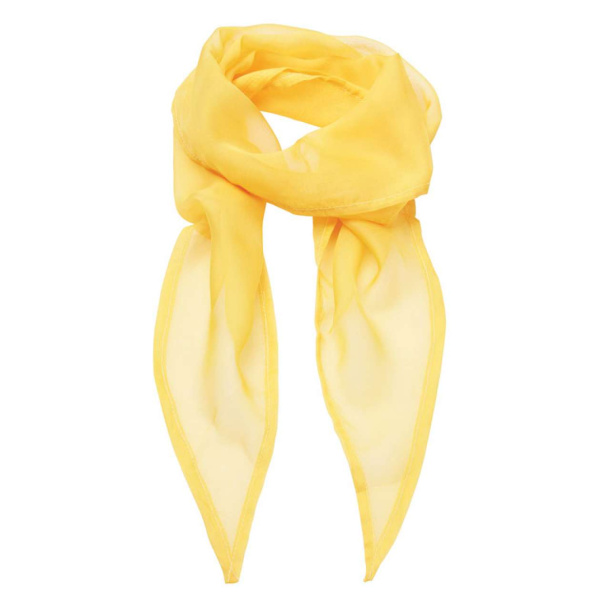  'COLOURS COLLECTION' PLAIN CHIFFON SCARF - Premier