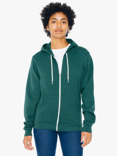 Unisex flex fleece zip hoodie american apparel aaf497wh xxs Promoshop