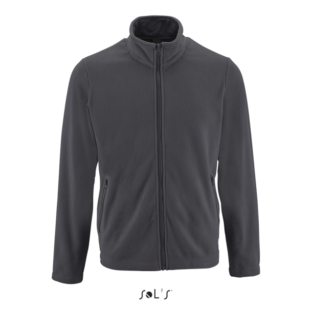 Sol s norman men plain fleece jacket sol s so02093ch 3xl Promoshop