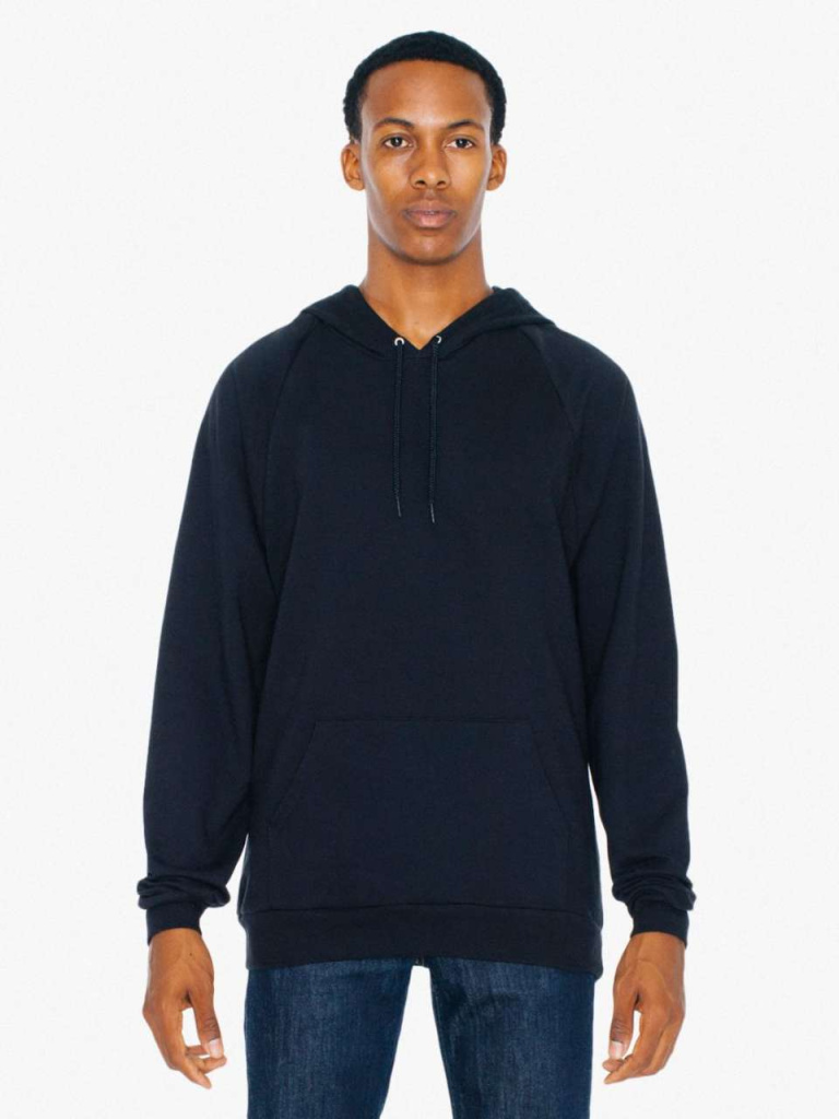 Unisex california fleece pullover hooded sweatshirt american apparel aa5495wh 2xl Promoshop