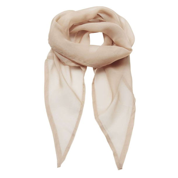  'COLOURS COLLECTION' PLAIN CHIFFON SCARF - Premier