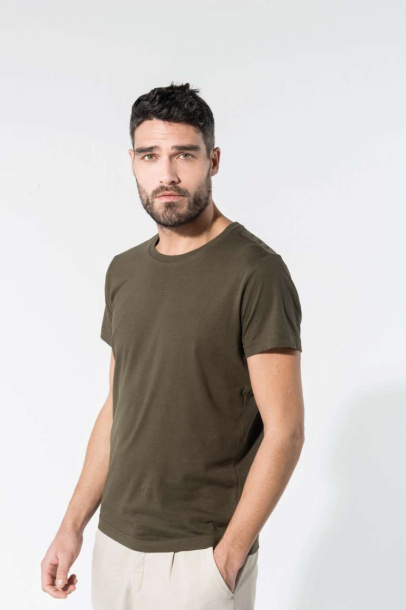  Muška majica kratkih rukava od organskog pamuka s okruglim ovratnikom - Kariban