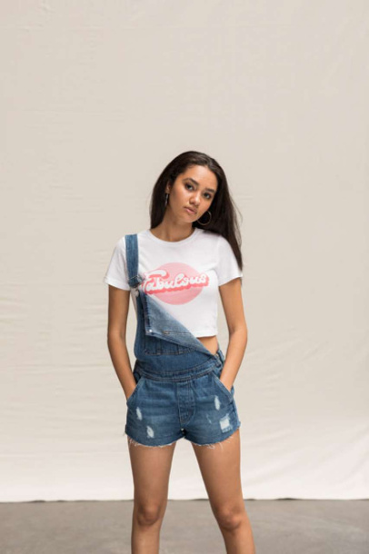  WOMEN'S TRI-BLEND CROPPED T - Just Ts