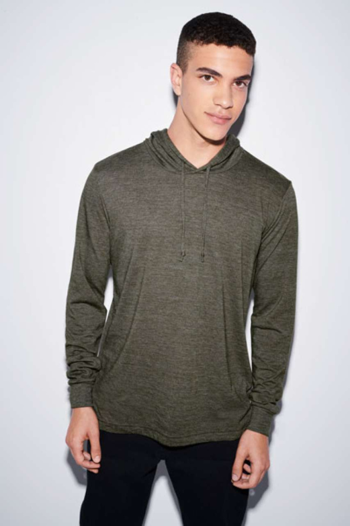 American apparel shop tri blend hoodie