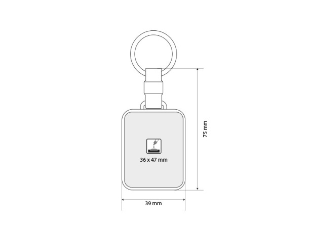 DOMINGO plastic key holder