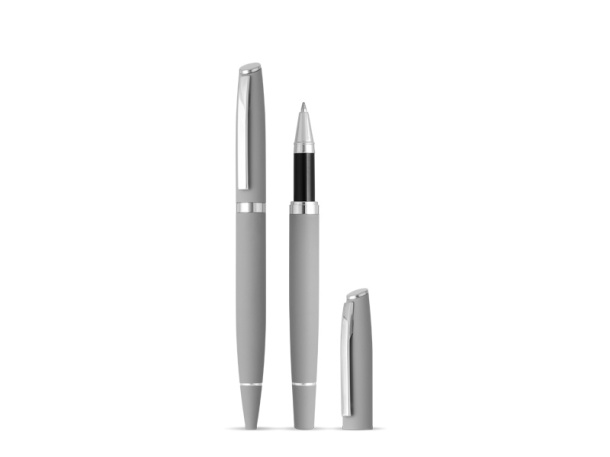 ASTRA PLUS Writing set (metal ball pen and roller pen)