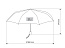 AQUARIUS foldable umbrella with manual opening
