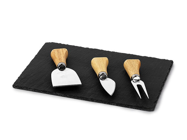 SLATE Cheese knife set. 4/1