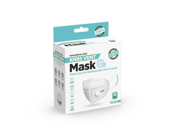 PRO SAFE KN95 VENT Disposable face mask KN95 with valve