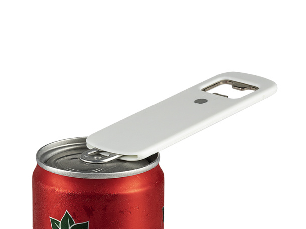 CAN plastic bottle and can opener with magnet