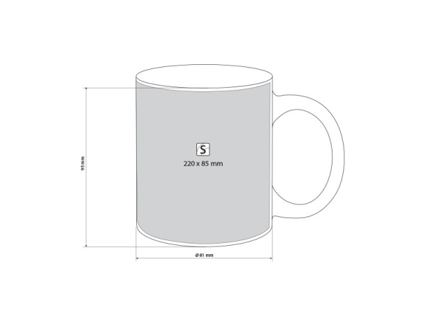 LASSI ceramic sublimation mug - CASTELLI