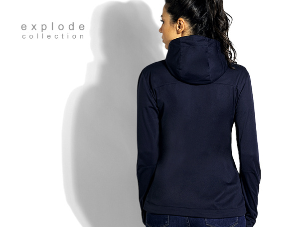 RIDER WOMEN women's softshell hooded jacket - EXPLODE
