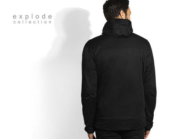 RIDER softshell hooded jacket - EXPLODE