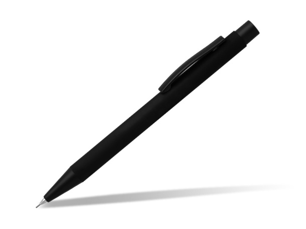 TITANIUM JET BLACK M Metal mechanical pencil, soft touch