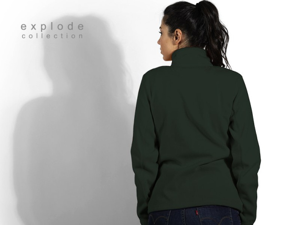 POLARIS LADY Ženska majica/jakna od brušenog polarnog flisa - EXPLODE