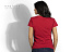 VIOLA Ženska majica kratkih rukava na V-izrez
