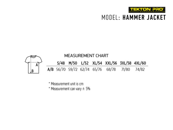 HAMMER JACKET workwear jacket - TEKTON PRO