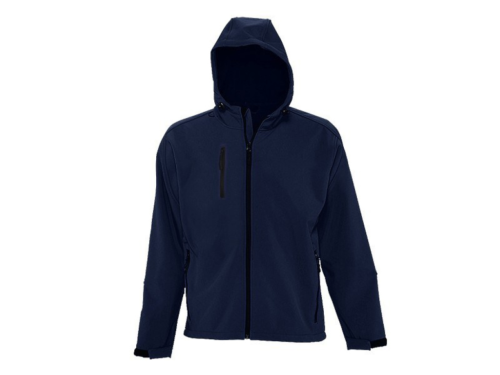 PROTECT MEN Softshell hooded jacket 57.025.30 XXL Promoshop