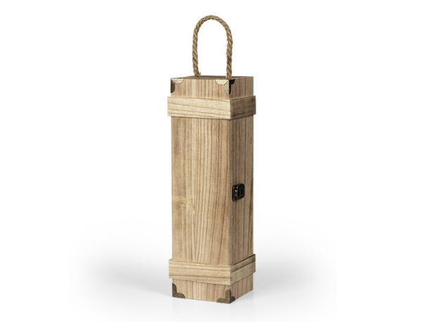 BAROQUE wooden single bottle gift box