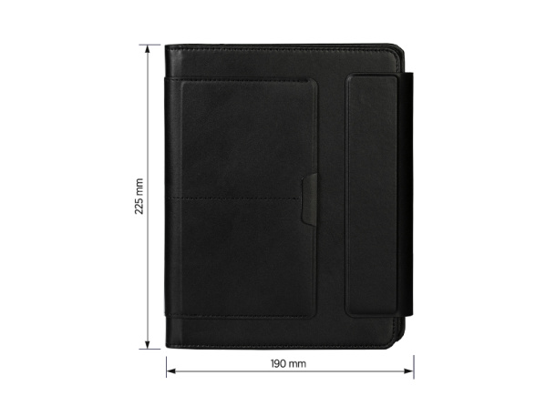 ALCANTARA A5 notebook with portfolio case - PRO BOOK